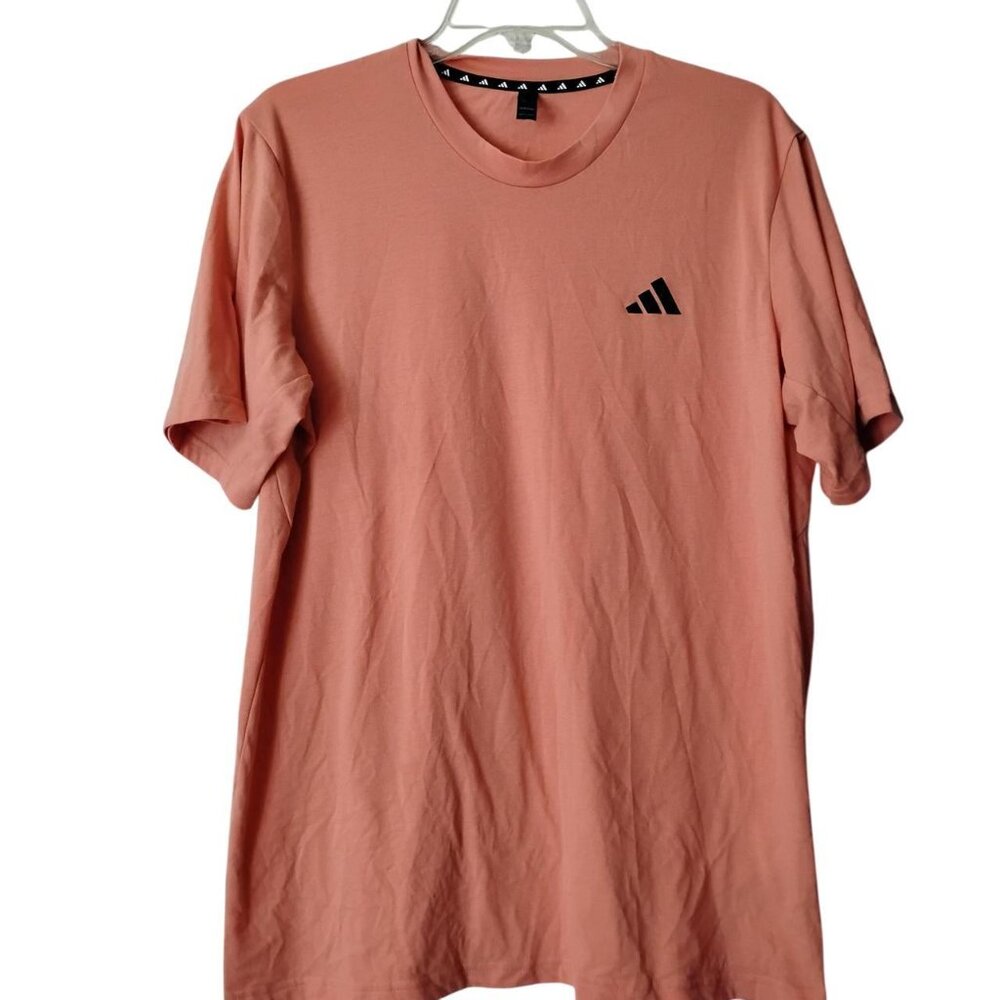 Adidas Peach T-Shirt Aeroready Logo